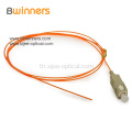 โหมดเดียว SC / APC LC / APC Simplex 900um Pigtail